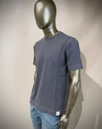 S6-0905 T-Shirt Cotone Organico Blue Man