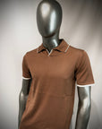 S6-3011 Polo Cotone Camel Man