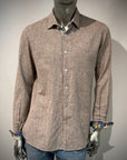 S6-HOLE Camicia Lino Var.0519 Moro Man