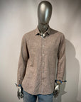 S6-HOLE Camicia Lino Var.0519 Moro Man