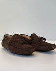 S6-4415/520 Mocassino Car-Shoes Suede Dark Brown Man