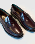 W6-Mocassino College Polished Burgundy Man
