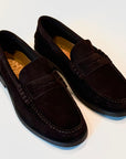 W6-Mocassino College Camoscio Dark Brown Man