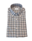 W6-RX4CLY Camicia Regular Quadri Beige Man