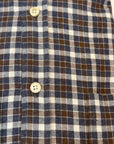 W6-RX4CLY Camicia Regular Quadri Blu Man