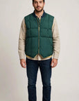 W6-SEATTLE Gilet Down Vest Forest Green Man