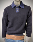 W6-ALLEN Polo Lana Color Block Var.2 Man