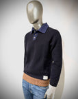 W6-ALLEN Polo Lana Color Block Var.2 Man