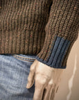 W6-TOMMY Maglia Lupetto Collo Zip Militare Man