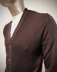 W6-0006 Cardigan Rasato Moro33 Man