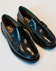 W6-Mocassino College Polished Black Man