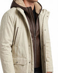W6-0075 Parka Lungo Perla Man