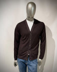 W6-0006 Cardigan Rasato Moro33 Man