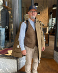 W6-SOILMARK Long Down Jacket Brown Man