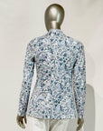 SD5-3523 Giacca Slim Piquet Deep Water Woman