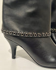 W5-90076 Stivale Risvolto Nappa Nero