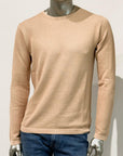 S3-0315 Maglia Girocollo Cotone Ultrasoft Sabbia Man