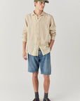 US5-Bermuda Cult Mykonos Denim Man