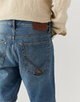 US5-Bermuda Cult Mykonos Denim Man