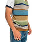 S4-BENNY T-Shirt Rigata Multicolor Var.1 Man