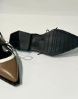S6-P18-L Slingback Caffè Latte Nero