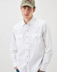 US4- Camicia Martin Oxford White Man