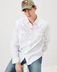 US4- Camicia Martin Oxford White Man