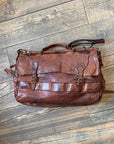 Borsone Voyage Pelle Cognac Unisex