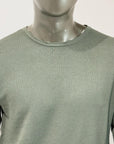 S4-0315 Maglia Girocollo Cotone Ultrasoft Verde Salvia Man