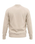 W6-IVY VARSITY WOOL HARVARD Cardigan Cream Man