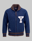 W6-YANKEES CHAMP WOOL Maglia Zip Navy Man