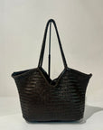S6-1100 Borsa Intrecciata Brown 220