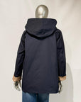 S5-9411 Impermeabile Reversibile in Nylon Memory Blu/Cammello