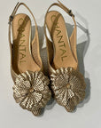 S6-3077 Chanel Forato Fiore Gold