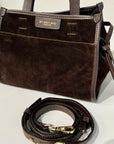 W5-1028 DIVA Borsa Suede Chocolate