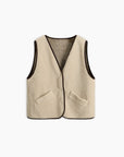 W5-SOPHIE Q109 Gilet Rever Cammello 021