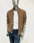 S4-QUENTIN Giubbotto Pelle Scamosciata Stone Man