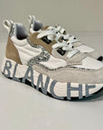 DS6-1N30 CLUB105 White/Silver/Light Beige Woman