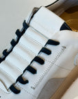 S5-23611 Sneaker Pelle/Suede Bianco/Blu Man
