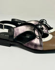 S6-P18-L Slingback Caffè Latte Nero