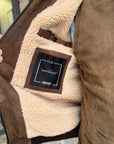 W6-0049 Giubbino Montone Suede Moro Man