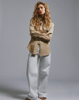 DS6-Denim Super Wide Bull White Woman