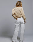 DS6-Denim Super Wide Bull White Woman