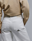 DS6-Denim Super Wide Bull White Woman