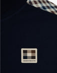 US6-SW014 Felpa Lamina Full Zip Navy Man