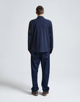 US6-JK020 Overshirt Full Zip Navy Man