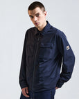 US6-JK020 Overshirt Full Zip Navy Man