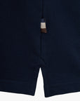 US6-PO006 Polo Check Collar Navy Man