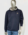 US5-SW003 Felpa Small Logo Hoodie Navy Man