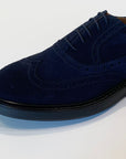 W5-080 Francesina Coda di Rondine Camoscio Blu Man